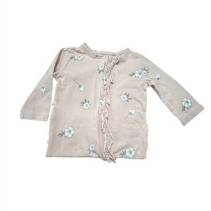 Jessica Simpson Baby Collection. Ruffled Floral One-Piece Footie Sleeper